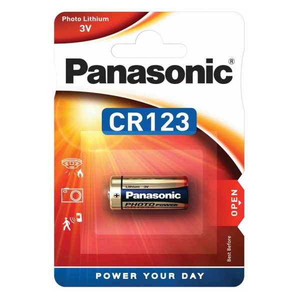 PANASONIC μπαταρία λιθίου, CR123, 3V...