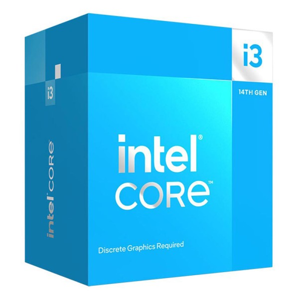 INTEL CPU Core i3-14100F, 4 Cores, 3.50GHz, 12MB C...