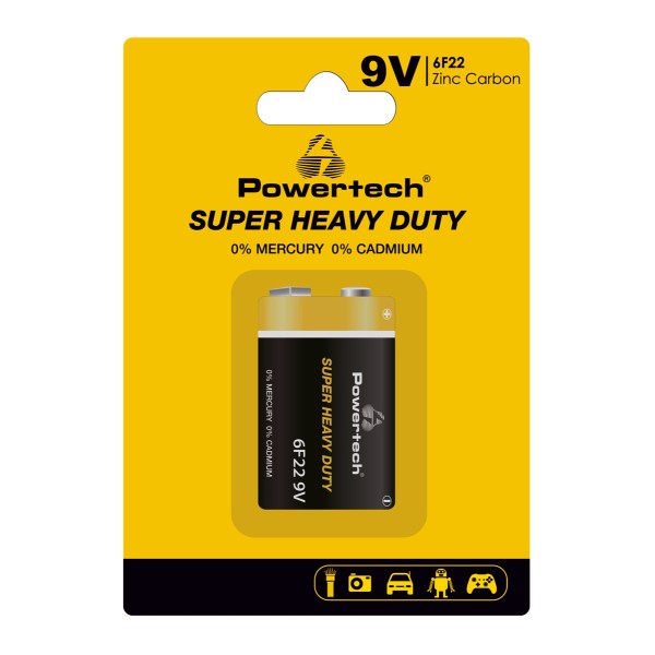 POWERTECH μπαταρία Zinc Carbon Super Heavy...