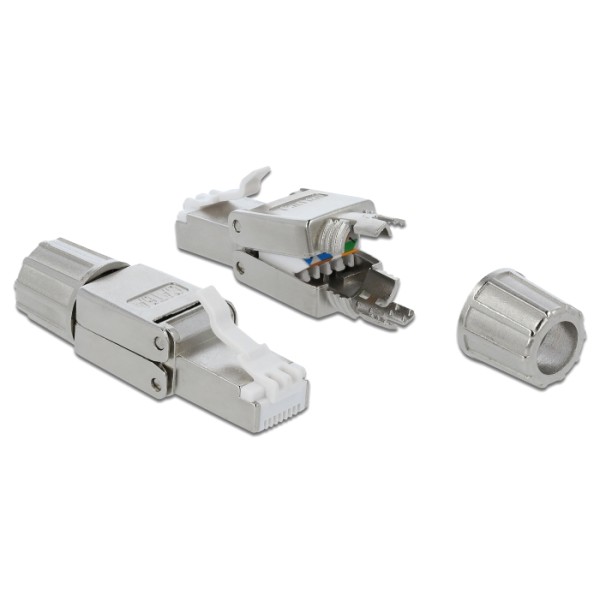 DELOCK βύσμα RJ45 CAT 6A STP 86477, tool-free...