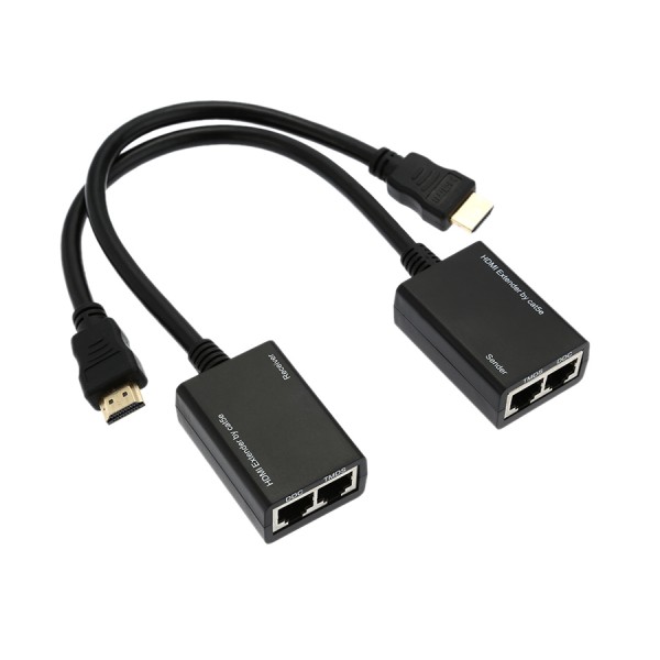 POWERTECH HDMI video extender CAB-H078 μέσω κ...