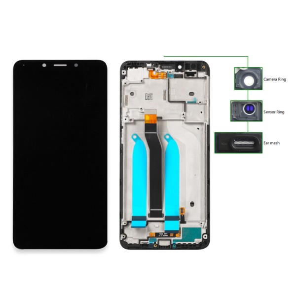 LCD για Xiaomi Redmi 6A, Camera-Sensor ring, ea...