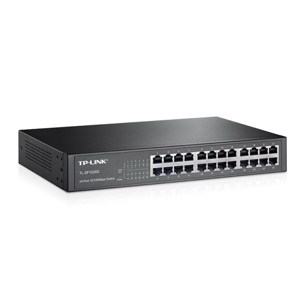 TP-LINK Desktop Switch TL-TL-SF1024D, 10/100Mbps, ...