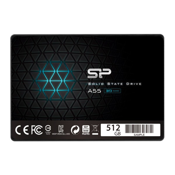 SILICON POWER SSD A55 512GB, 2.5", SATA III, ...