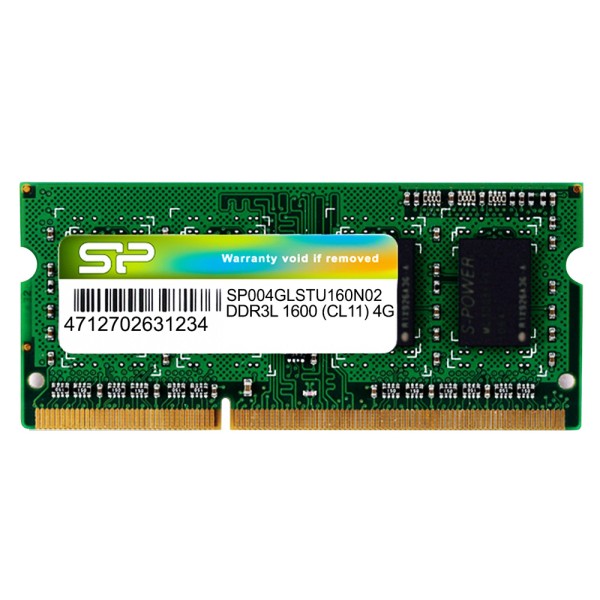 SILICON POWER Μνήμη DDR3L SODimm , 4GB, 1600M...