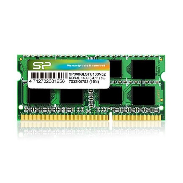 SILICON POWER Μνήμη 8GB DDR3L SODimm, PC3L 12...