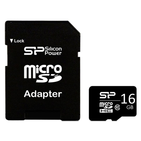 SILICON POWER κάρτα μνήμης 16GB micro S...