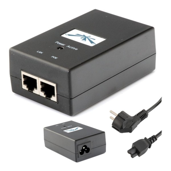 UBIQUITI PoE adapter POE-48 με power cable, 48VD...