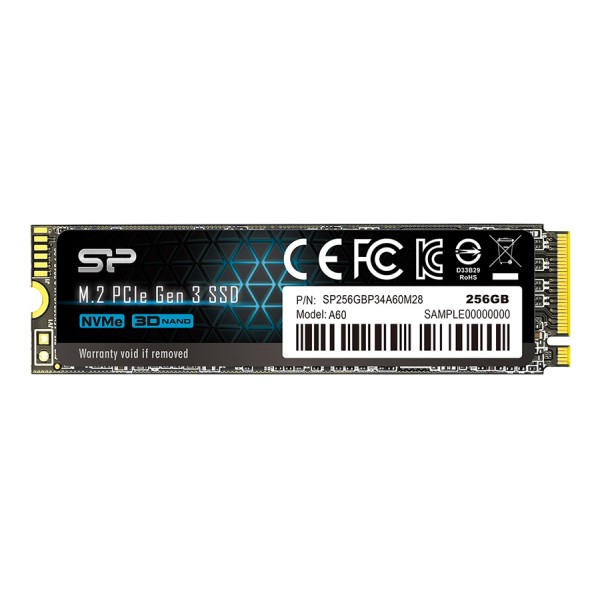 SILICON POWER SSD PCIe Gen3x4 P34A60 M.2 2280, 256...