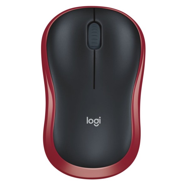 LOGITECH Mouse Wireless M185 Red