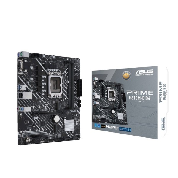 ASUS MOTHERBOARD PRIME H610M-E D4-CSM 1700, DDR4, ...