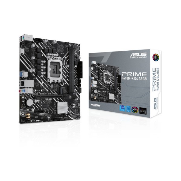 ASUS MOTHERBOARD PRIME H610M-K D4 ARGB, 1700, DDR4...