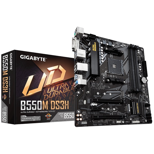 GIGABYTE MOTHERBOARD B550M DS3H, AM4, MATX