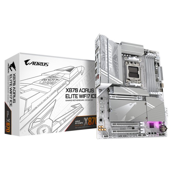 GIGABYTE MOTHERBOARD X870 A ELITE WΙFΙ7 ICE, DDR...