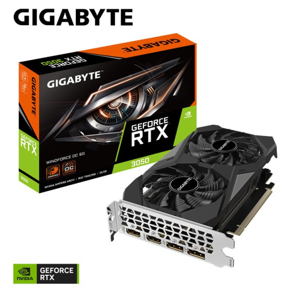 GIGABYTE VGA GV-N3050WF2OC-6GD, 6GB, GDDR6