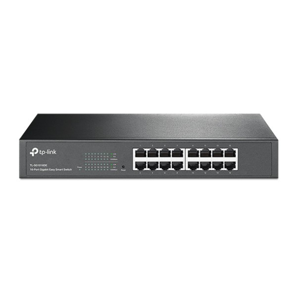 TP-LINK Easy Smart Switch TL-SG1016DE, 16 port, 10...