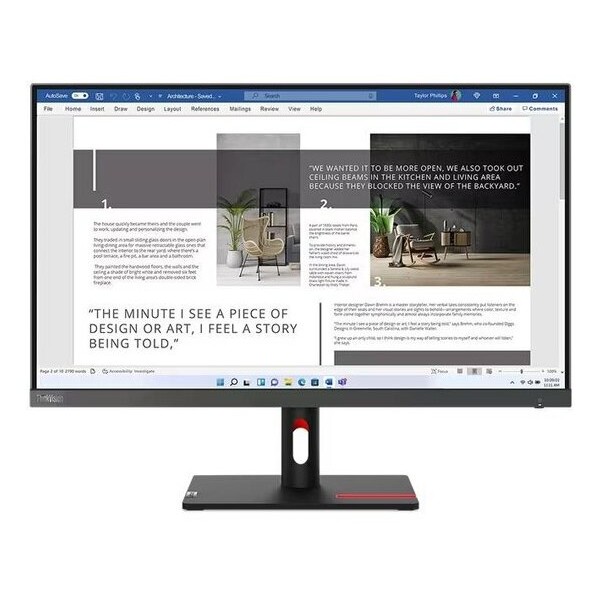 LENOVO Monitor ThinkVision S27i-30 27 FHD IPS, HDM...