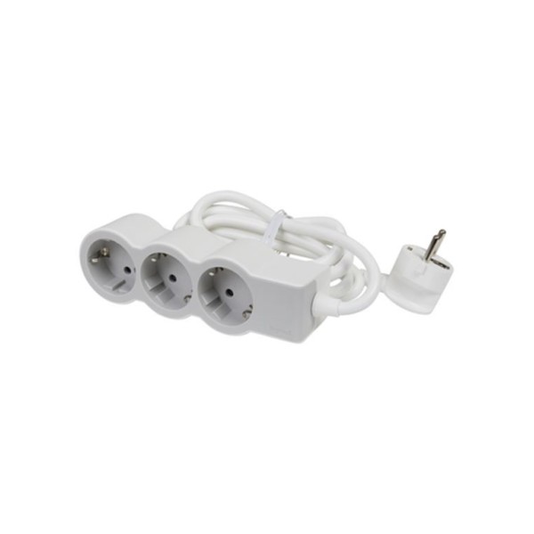 Legrand SurgeArrest 3 Outlets 3m Cable  White/Grey