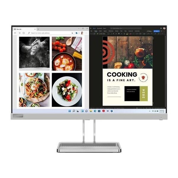 LENOVO Monitor L24i-40 23.8 FHD IPS, Slim Bezel, H...