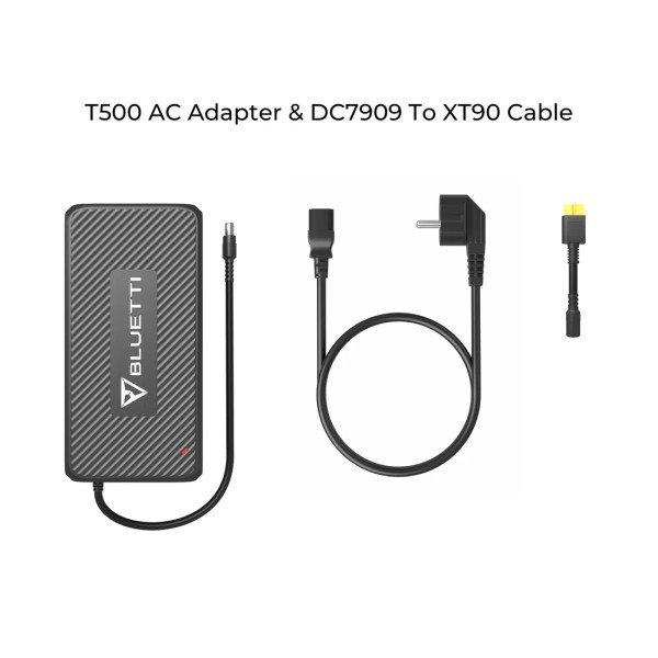 BLUETTI AC ADAPTER T500 and XT90 TO DC7909 CABLE