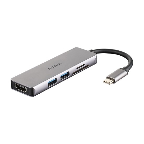 D-LINK DUB-M530 5-IN-1 USB-C HUB HDMI and SD/MSD