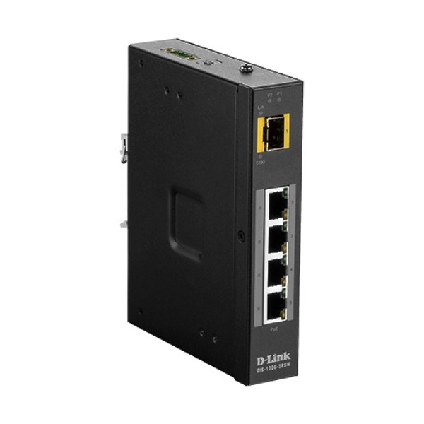 D-LINK Industrial Switch  Gigabit Unmanaged PoE wi...